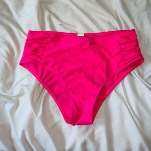 Hot pink bikini bottoms